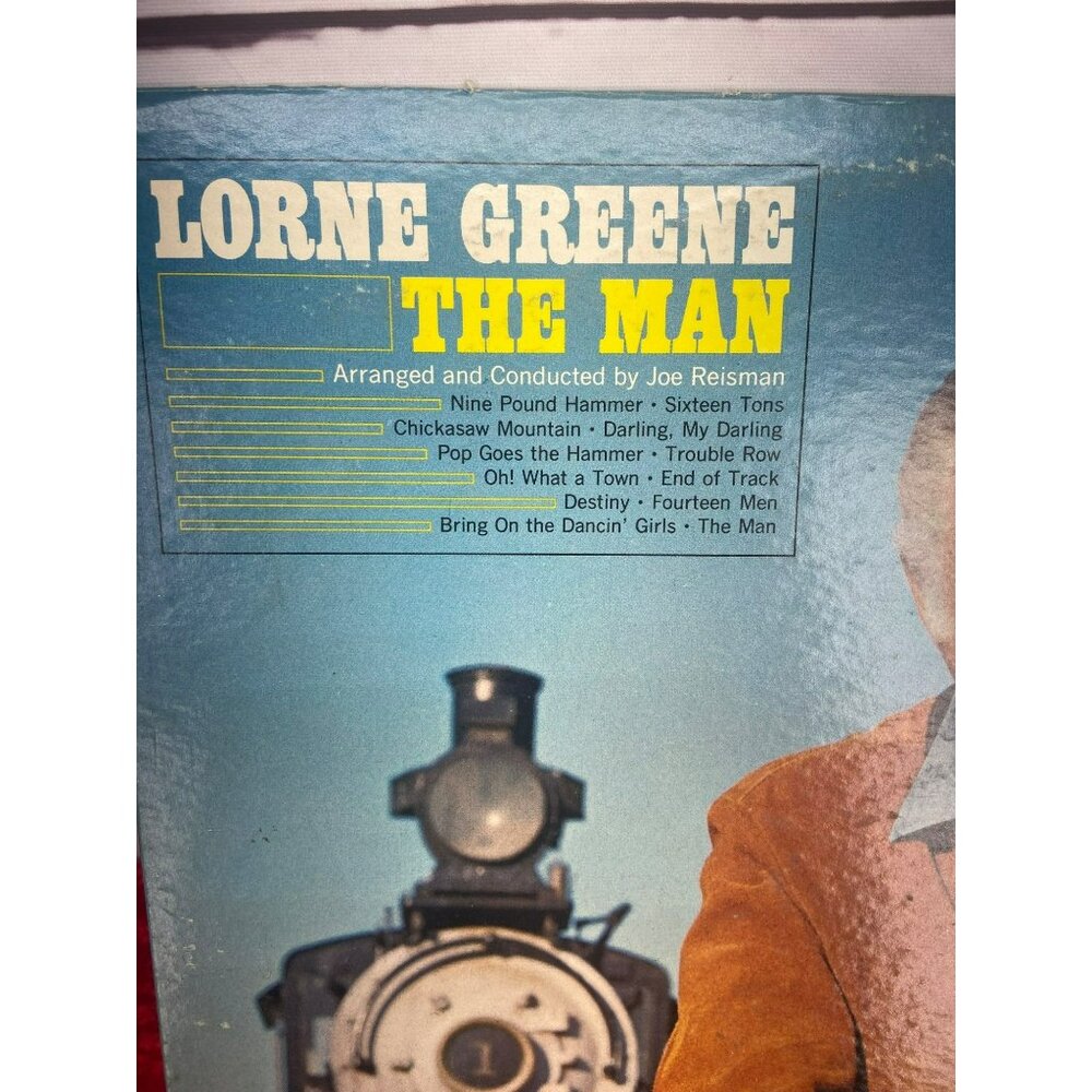 Vintage Lorne Greene "The Man" vinyl record Album 1965 - Picture 2 of 7